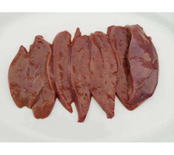 Beef Liver Sliced 牛肝片 3MM  (1KG/PKT)